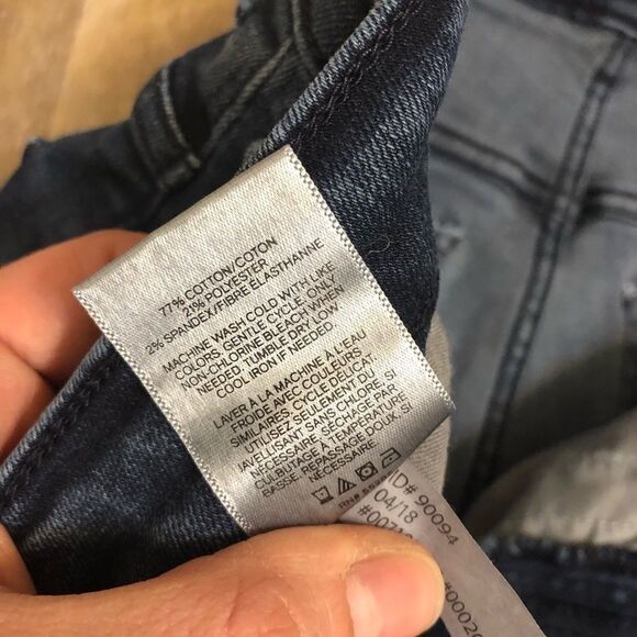 Express High Rise denim perfect dark wash Legging blue Jeans Jegging 2R - Picture 8 of 13